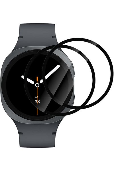Novatis Samsung Galaxy Watch 8 40mm Compatible Full Covering Curved Nano Screen Protector Ultra Protection Hd