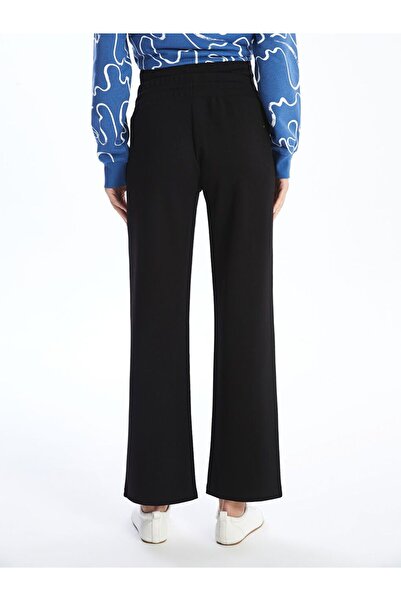 LC Waikiki Μαύρο ελαστικό στη μέση και με επένδυση στην κοιλιά, φούτερ εγκυμοσύνης