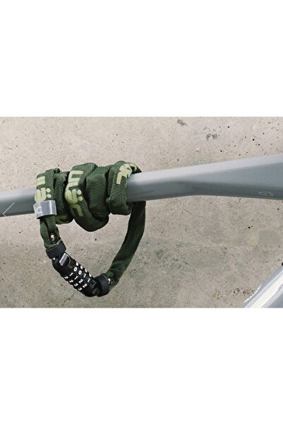 ULAC 52nd Street Bike Lock with Code, Ultra-Resistant Hardened Steel, 120cm, Kaki