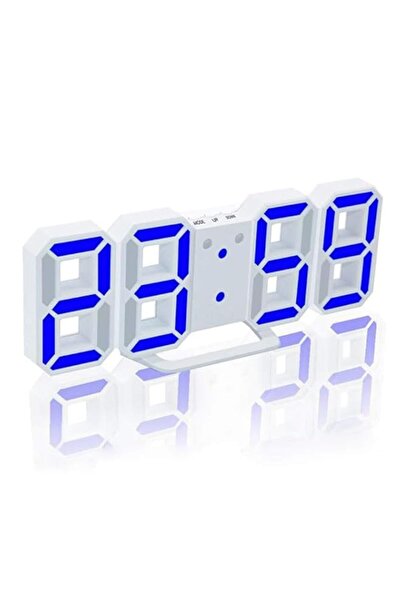 Generic Brand Generic Walmeck 3D LED Digital Clock Glowing Night Mode Brightn...