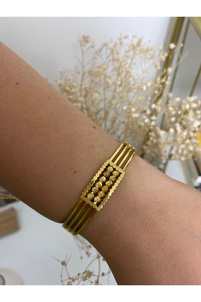 stainless steell Doric Steel Handcuff Bracelet