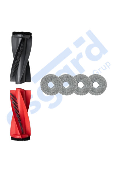 Asgard Grup Roborock Saros 10R-Q Revo Curv X Συμβατό 1 κύρια βούρτσα 4 σφουγγ...