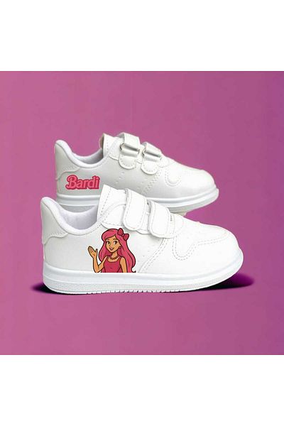 bhk desing Pink Bardi Printed Girls' Sports Shoes Sneaker