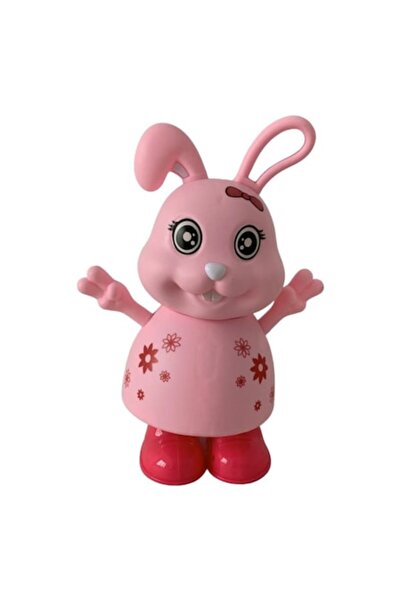 OEM Jucărie interactivă, Iepuraș dansator, roz, 25 cm
