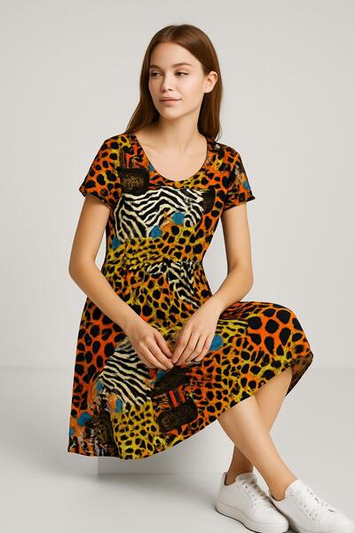 COTENCONCEPT Φόρεμα από χτενισμένο βαμβακερό ύφασμα με άνετη εφαρμογή