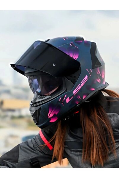 LS2 Storm Burst Full Face Motosiklet Kaskı (ŞEFFAF CAMLI)