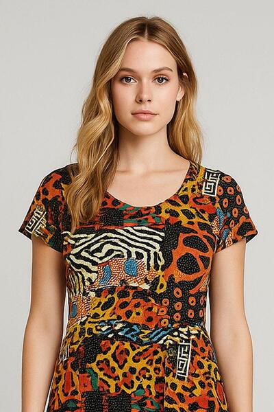 COTENCONCEPT Φόρεμα από χτενισμένο βαμβακερό ύφασμα με άνετη εφαρμογή