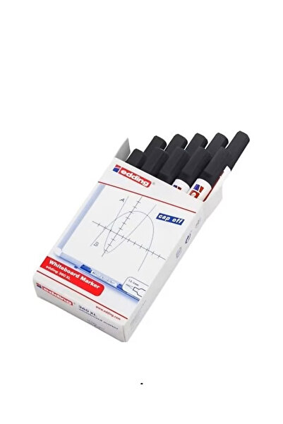 Edding 360XL SİYAH TAHTA KALEMİ DOLDURULABİLİR - ( 10 LU KUTU )