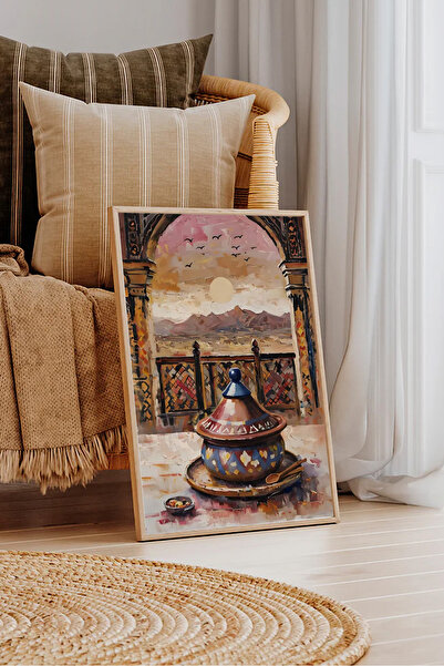 Dekorsiahome Tablou dintr-o bucată cu rama din lemn TK0961