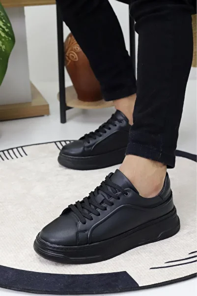TAZELER.SHOES New Season Casual Men's Shoes Black Orthopedic Comfortable Walking