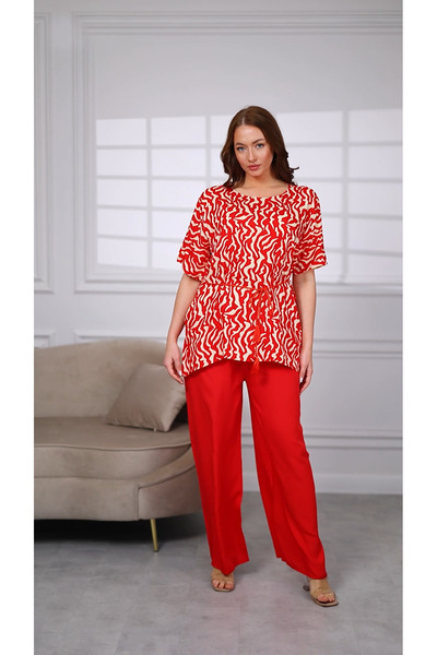 Clyfora Desenli Alt - Üst Takım