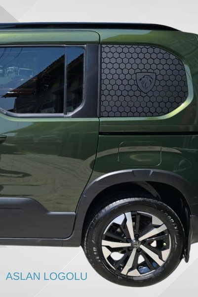 GRAFİCAR Peugeot Rifter Uyumlu Kelebek Cam Sticker Set