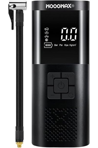 MOOGMAX - Car air blower MX-VC027 Smart Digital Display Multi-Functional Portable Tyre Inflator
