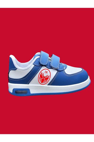 bhk desing Red Head Printed Blue Light Boy Sports Shoes Sneaker