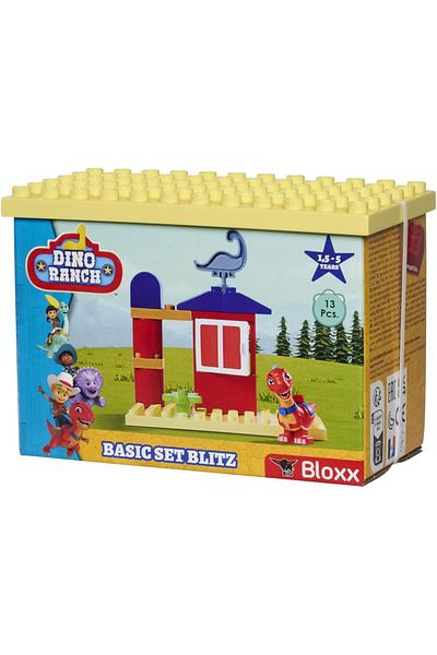 BIG - Set de blocuri de construcție: Clubul Dino Ranch cu Dino Flash (13 piese)