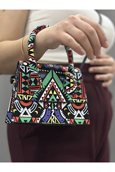 KAHSEN STORE Luxury Mixed Skin Bag