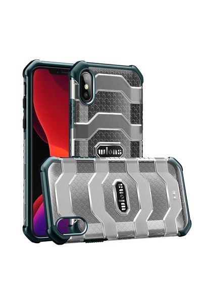 kılıffuarı Case for Apple iPhone XS Max Case Honeycomb Design Stylish Appearance with Corner Protection Wlons Mit Cover