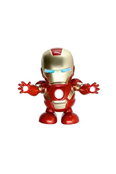 OEM Jucărie interactivă, model Iron Man dansator, roșu, 20 cm