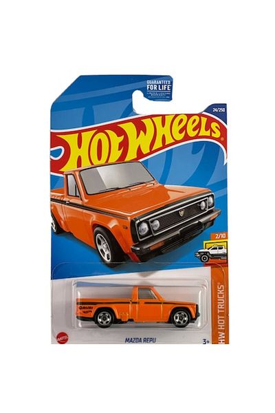 HOT WHEELS Masinuta Metalica Hot Wheels, Mazda Repu, Portocaliu, 1:64