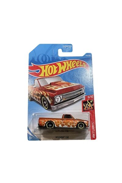HOT WHEELS Masinuta metalica Hot Wheels, '67 Chevy C10, Colectia 2019, 1:64, Portocaliu