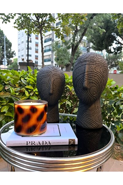 Mioletti Modern İkili Set Soyut Kafa Obje