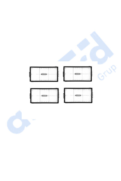 Asgard Grup 4 filtre compatibile Roborock Saros 10R
