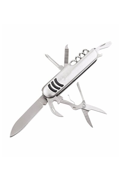 Bosile Çok Amaçlı Çakı - 7 Fonksiyonlu Isviçre Çakısı - Katlanır Metal Çakı