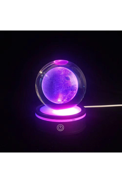 Skygo Ramia-Premium |   Usb-Powered Full Moon Rotating Glass Globe with Plast...