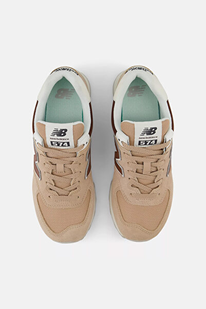 New Balance Wl574Do2 Powder & Brown Women's Casual Sports Shoes