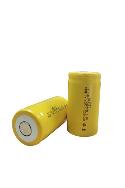 Skygo 1.2V 3000 Mah - C Orta Boy - Ni-CD Şarjlı Pil - (Başsız / Flat Head)