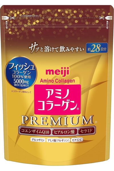 MEİJİ كولاجين أمينو ياباني ممتاز لمدة 28 يومًا ذهبي