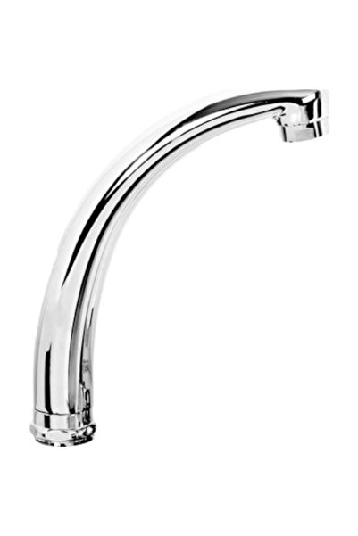 Genel Markalar Kuğu Lavabo Batarya Borusu Kısa - Gümüş -Pirinç