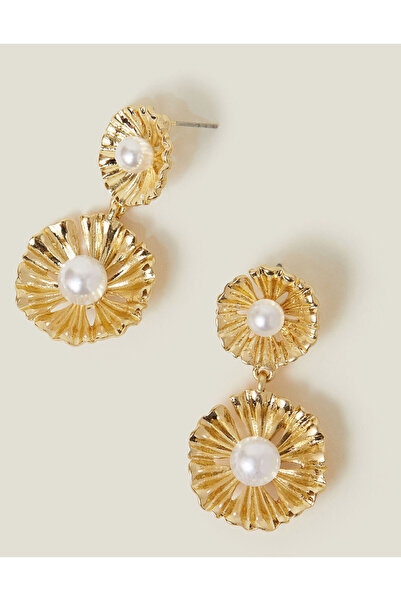 Accessorize Sallantılı İncili Küpe