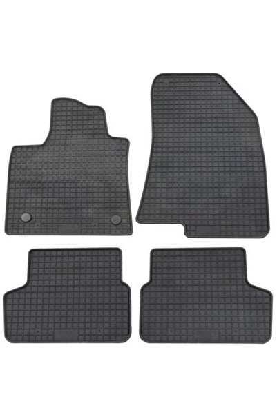 PETEX Set 4 covorașe auto din cauciuc 29014PX, negru, compatibil cu Dacia San...