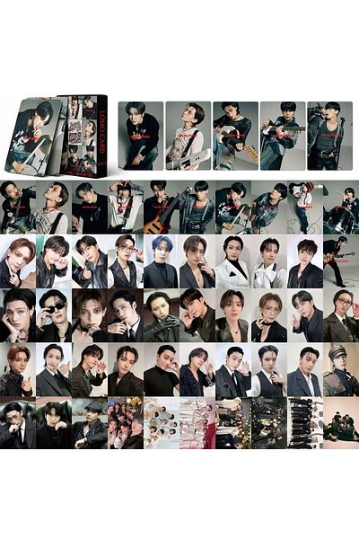 Kpop Dünyasi ATEEZ '' Ο ροκ δεν θα πεθάνει ποτέ. 2025 SG '' Σετ καρτών Lomo με διπλή όψη