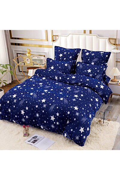 FIONNA.RO Cocolino Bed Linen 6 Pieces - Blue With Stars
