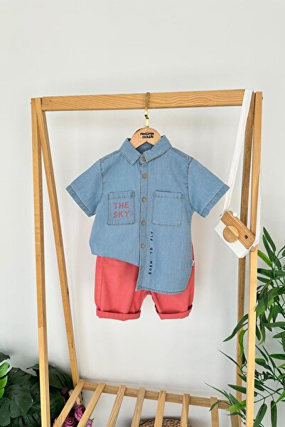 Minigimin Cicileri Costum pentru băiat cu pantaloni scurți colorați cu imprim...