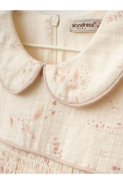 Cherrys Bebek Gül Dalı Müslin Elbise
