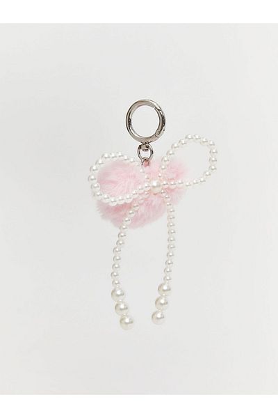 LC Waikiki Create Your Style from Uzg Store |   Women's Keychain with Mixed Bow and Pompom Detail