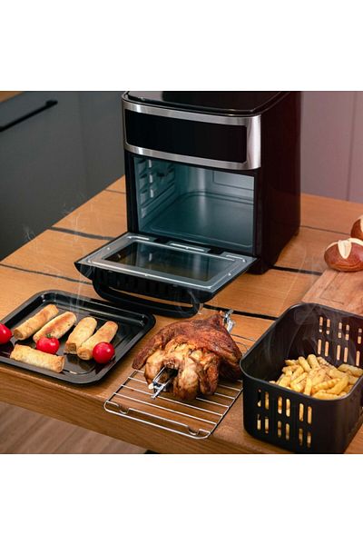 TZS First Austria Air Fryer First Austria FA-5053-5, 1700W, 13 liters, 8 programs, Timer, Stainless steel/black