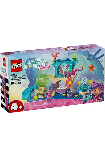 LEGO Gabby's Dollhouse Set - Gabby the Mermaid's Aquarium Adventures (11204)