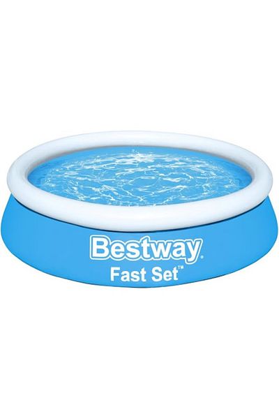 BESTWAY Fast Set™ Pool – 183 cm × 51 cm (Round, Air-Rise Design, Blue)