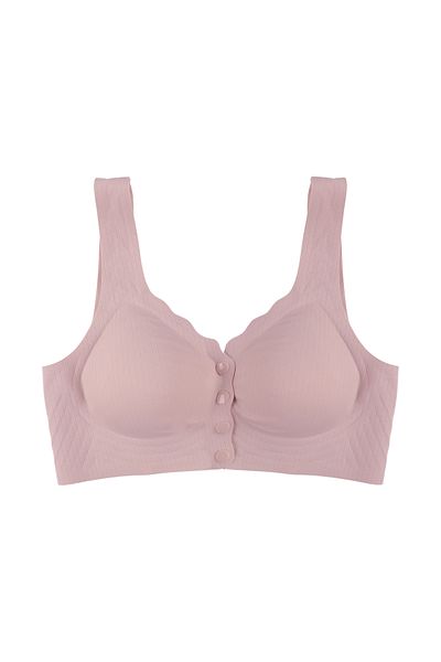 koza iç giyim Laser Seamless Covered Front Clasp Bra Bustier Without Underwire