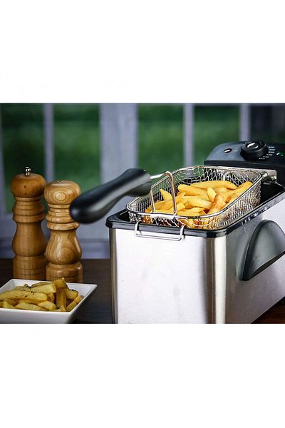 Voltz Friteuză Oliver OV51980H, 2 litri, 2000W, Complet detașabilă, Filtru, Inox