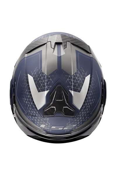 LS2 Advant 2 Astral Mat Mavi Çene Açılır Motosiklet Kaskı