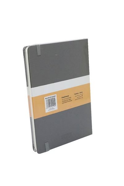 Roco Embossed Notebook with Elastic Band – 14 × 20 cm (160 Pages) Model Number: