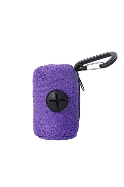 Choice5 موزع أكياس فضلات الكلاب الأرجوانية، حامل أكياس فضلات الكلاب القابل لل...