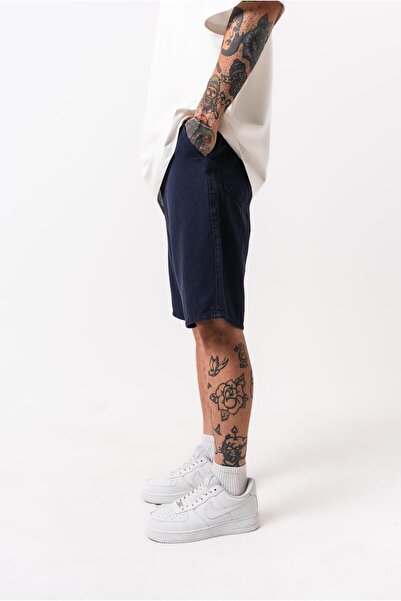 Respire Men's Piece Paint Shorts Navy Blue