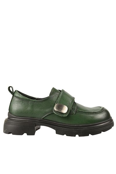 FORMAZIONE Casual shoes, women, FORMAZIONE, KM 6715 green, leather 40