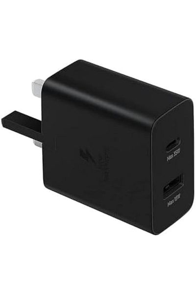 Samsung Dual Port 35W Power Adapter, Black, USB